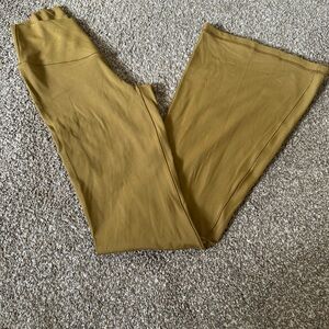 Golden brown flare leggings Aerie sz small